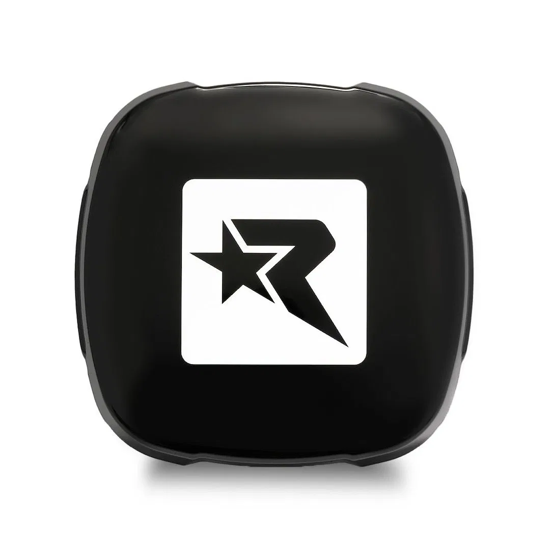 168252 – RIGID IND Driving/ Fog Light Cover, For Phoenix XL Lights Square Black Polycarbonate Plastic With Star R Log...